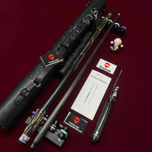 Metal Carbon Fiber Pool Cue Set - 10.5/11.8/12.5mm Tip, Adjustable Weight, Gold/Red/Purple Options, Professional Billiard Stick for Advanced Players