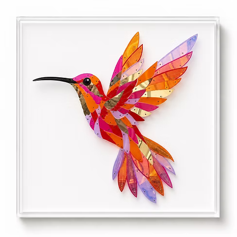 COLIBRI (50x50X10cm)
