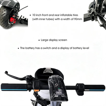 Foldable Golf Electric Scooter for Golf Course Travel