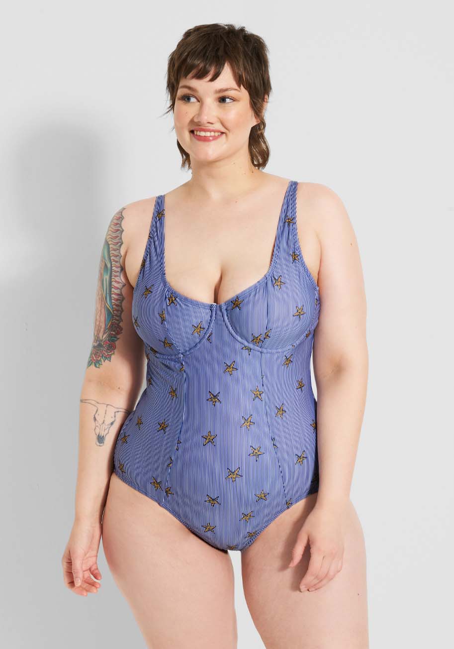 The Brandy Underwire One-Piece Swimsuit (Final Sale)