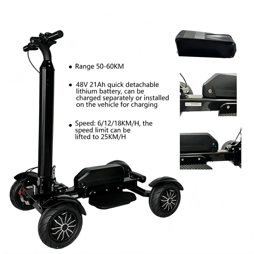 Foldable Golf Electric Scooter for Golf Course Travel