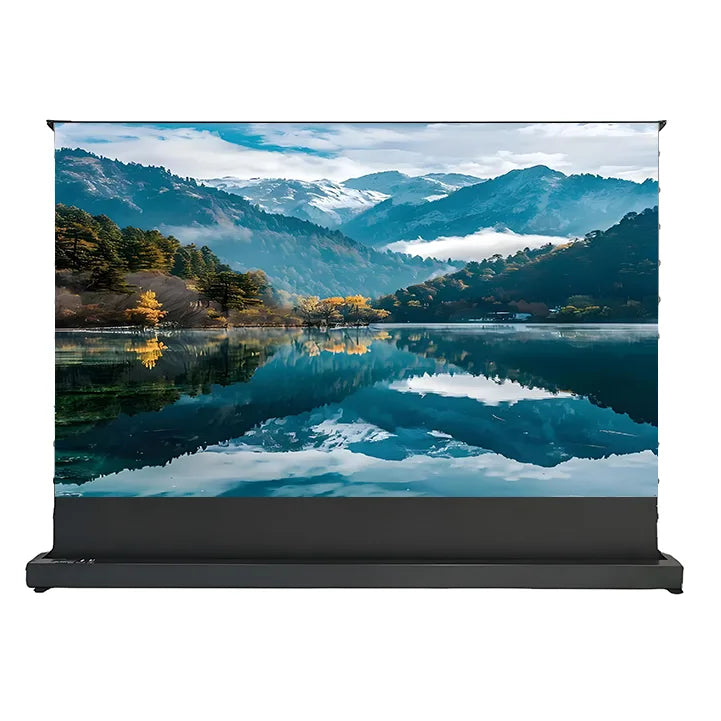 Electric Floor Rising Projector Screen 72″-150″ Nano 4K